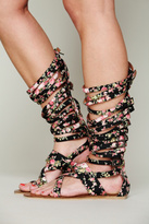 Thumbnail for your product : Free People Romana Floral Sandal