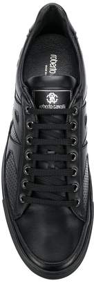 Roberto Cavalli perforated low-top sneakers