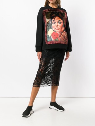 Stella McCartney Lace Midi Skirt