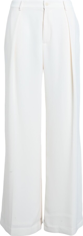 Polo Ralph Lauren printed athletic drawstring pants in cream