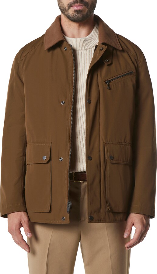 Andrew Marc Axial Waxed Cotton Barn Jacket ShopStyle Outerwear