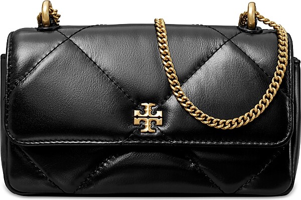 Tory Burch Mini Kira Diamond Quilted Leather Flap Bag