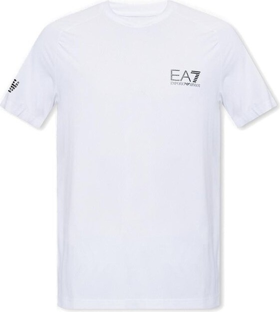 EA7 Emporio Armani Logo-Printed Crewneck T-Shirt
