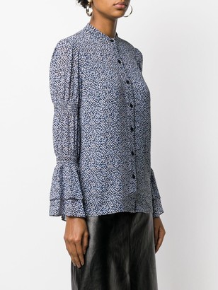 MICHAEL Michael Kors Micro-Floral Print Shirt