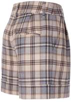 Thumbnail for your product : Alberta Ferretti High Waist Checked Shorts