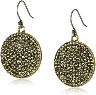 Lucky Brand Pave Disk Earrings