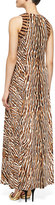 Thumbnail for your product : MICHAEL Michael Kors Mixed-Print Studded Maxi Dress