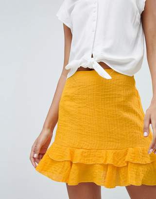 Missguided Frill Mini Skirt