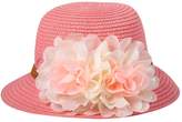 Thumbnail for your product : BEIGE Yosoo Summer Pink Sun Hat Baby Girl Flower Straw Cap with Wide Brim Anti-UV Summer Lightweight Cooling Hat Face Skin Protection