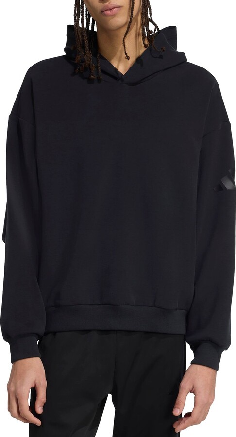 adidas Men's Soft Lux Hoodie, Small, Black