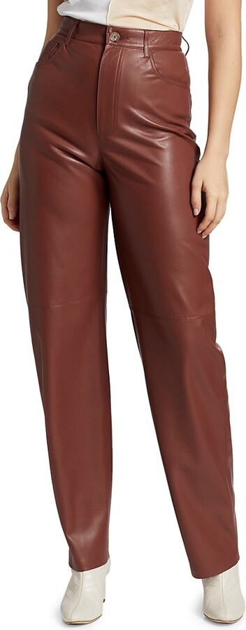 Nanushka Radha Faux Leather Pants - ShopStyle