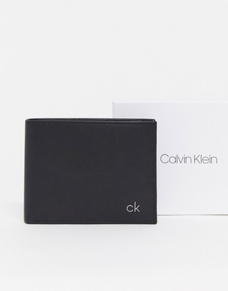 Calvin Klein Leather Wallet 5CC Coin - ShopStyle