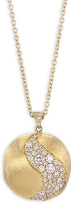 Marco Bicego Africa Diamond & 18K Yellow Gold Long Pendant Necklace