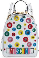 Thumbnail for your product : Moschino Mini Logo Grommet Convertible Backpack