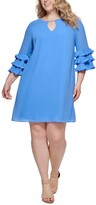 Thumbnail for your product : Vince Camuto Plus Size Ruffled-Cuff Dress