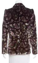 Thumbnail for your product : Rebecca Taylor Velvet Notch-Lapel Blazer w/ Tags