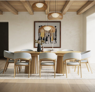 George Oliver Darien - Mid-century Modern Extendable Dining Set