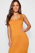 Thumbnail for your product : boohoo NEW Womens Petite Sandy Scoop Neck Maxi Dress in Viscose 5% Elastane
