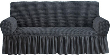 Red Barrel Studio Sofa Slipcovers,Couch Covers Washable, Stretch Fitted Sofa Cover For 3 Cushion Couch, Universal 3 Seat Slipcover Durable Furniture Protector,(Dark Gre