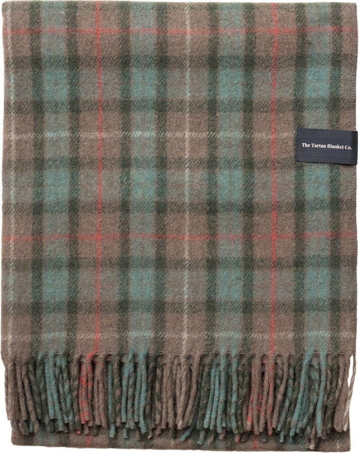 The Tartan Blanket Co. Recycled Wool Blanket In Fraser Hunting