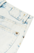 Thumbnail for your product : MM6 MAISON MARGIELA Distressed Printed Mid-rise Straight-leg Jeans