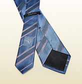 Thumbnail for your product : Gucci Striped Woven Silk Tie