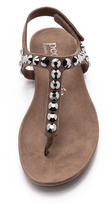 Thumbnail for your product : Pedro Garcia Judith Suede T Strap Sandals