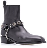 Thumbnail for your product : Alexander McQueen Harness Cuban heel boots