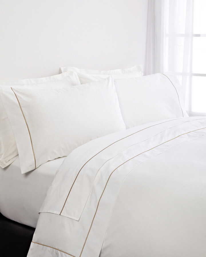 Frette One Bourdon Khaki Line Duvet Cover