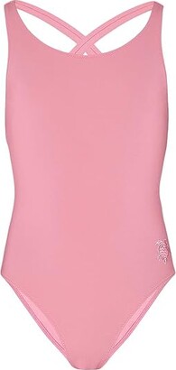 Under Armour Kids Polka Party Blur Racer (Big Kid) Girl's Swimwear