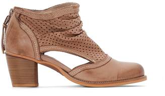 dkode Bahal Openwork Leather Ankle Boots