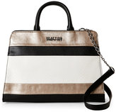 Thumbnail for your product : Kenneth Cole Reaction Champagne & Black Pierce Satchel