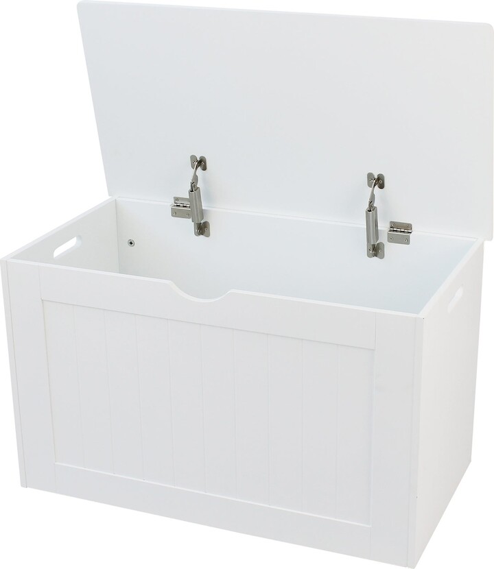 Dunelm White Shaker Style Blanket Box White ShopStyle Storage Benches