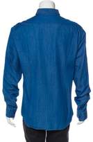 Thumbnail for your product : Versace Chambray Casual Shirt