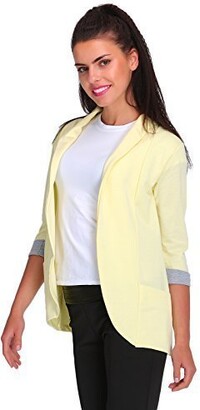 FUTURO FASHION® Elegance Womens Jacket Blazer Style with Pockets 3/4 Sleeve 2501 