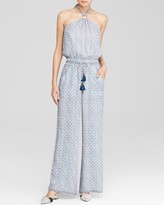 Thumbnail for your product : Tory Burch Silk Print Halter Jumpsuit - Bloomingdale's Exclusive