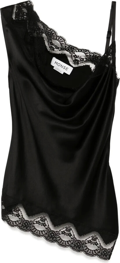 Monse Lace Trim Top