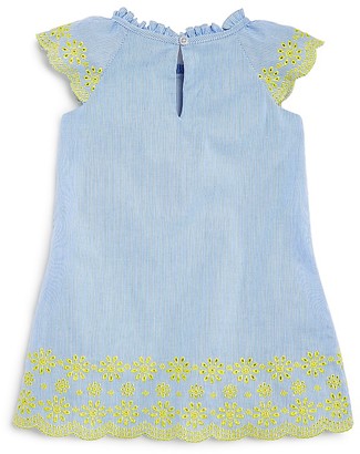 Kate Spade Girls' Embroidered Seersucker Dress - Sizes 2-6