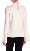 Thumbnail for your product : CeCe by Cynthia Steffe Embellished Collar Bell Sleeve Shirt