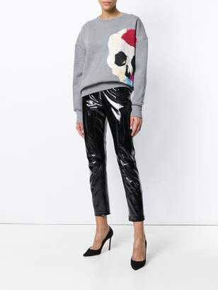 Alexander McQueen abstract skull print sweatshirt