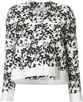 Carolina Herrera floral pattern cropped jacket