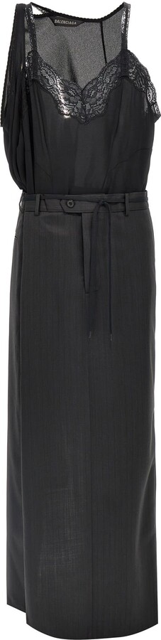 Balenciaga 'patched Slip' Dress