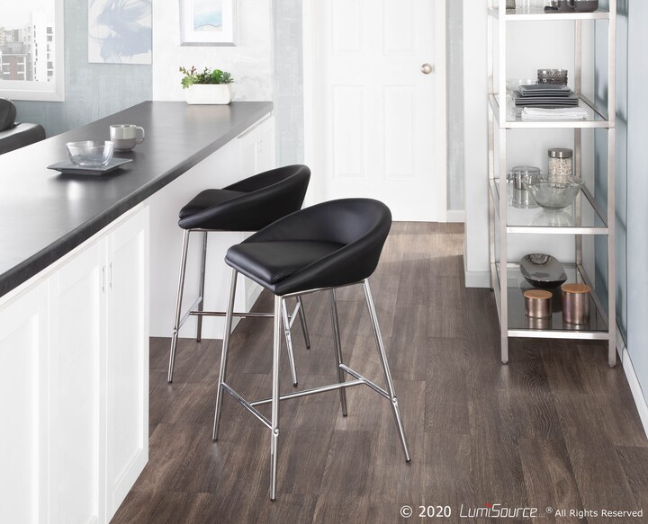 Chrome Counter Stool | Shop The Largest Collection | ShopStyle