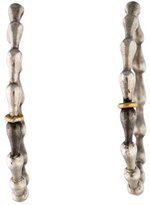 Thumbnail for your product : Gurhan Two-Tone Wave Hoop Earrings
