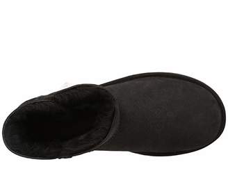 UGG Mini Bailey Button Bling (Black) Women's Boots