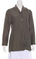 Thumbnail for your product : Eileen Fisher Silk Button-Up Top