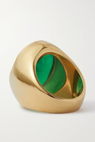 Thumbnail for your product : Loren Stewart Yubaba Gold Vermeil Quartz Signet Ring - Green
