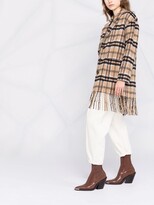 Thumbnail for your product : Pinko Plaid Single-Breasted Coat