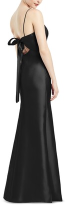 Alfred Sung Bow-Back Gown