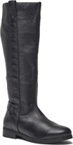 Thumbnail for your product : Feather & Sole - Black Wide Fit Knee Boot
